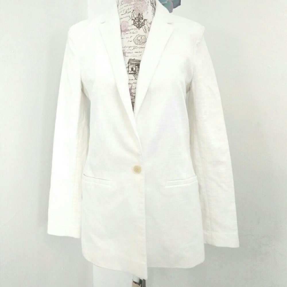 Banana republic white blazer